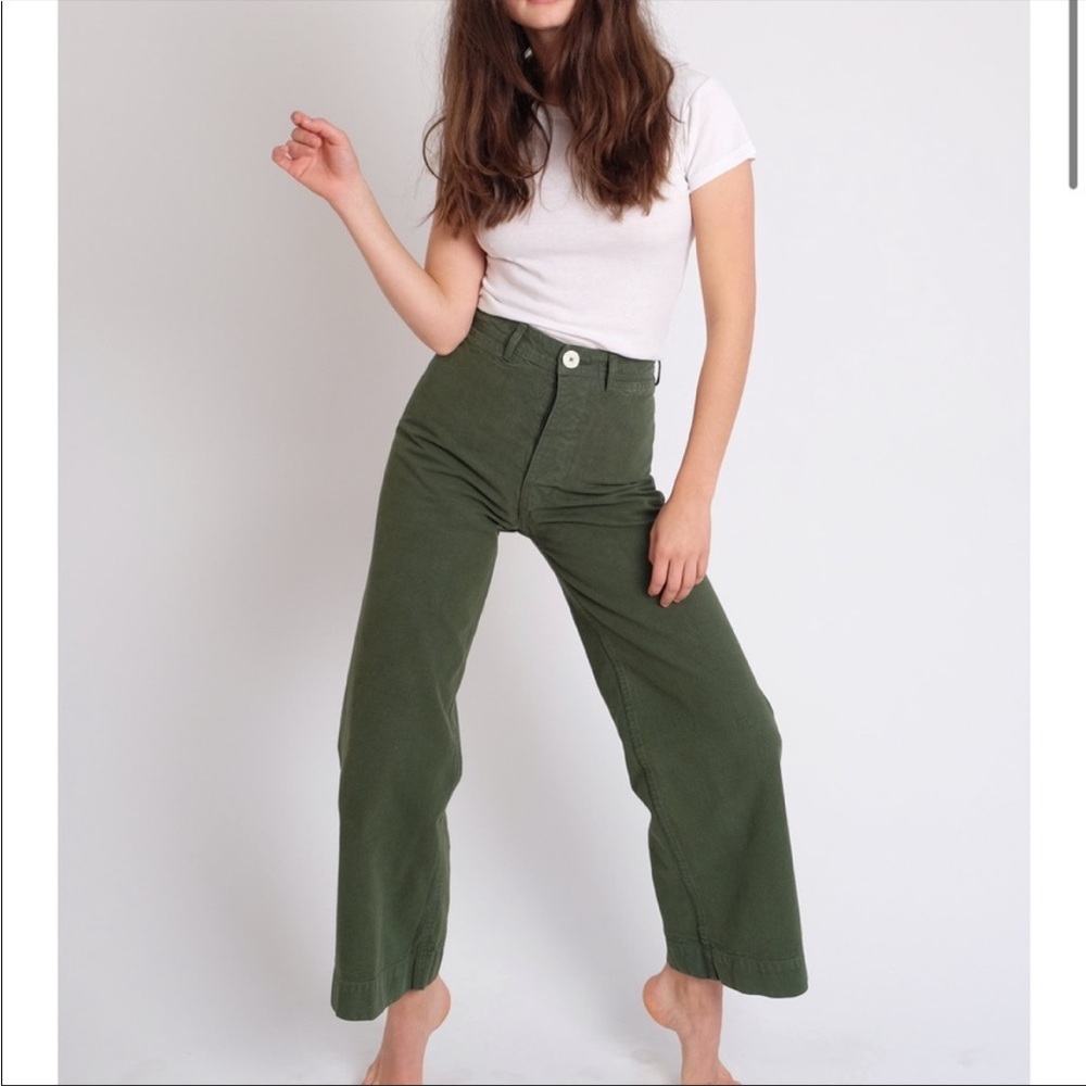 Jesse Kamm Sailor Pants Olive